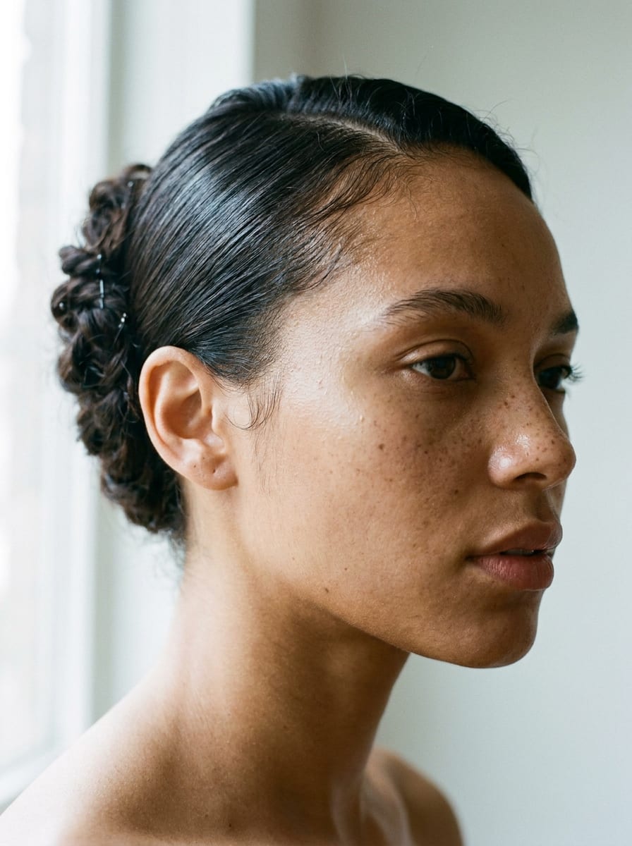 Sleek Mini Updo - Hochsteckfrisur für kurze Haare